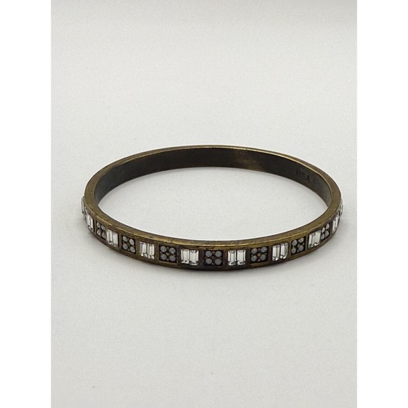 Set of 2 Silpada K&R Modern Maven Brass Bracelets – Designer Statement Jewelry - Picture 8 of 11